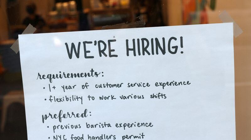 The US job market may be nearing tipping point, survey shows